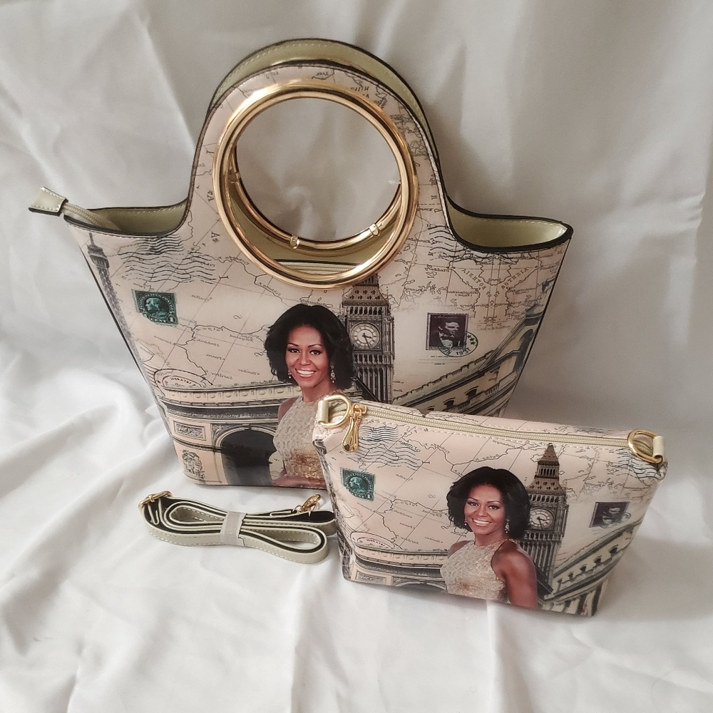 GORGEOUS MICHELLE OBAMA HANDBAG